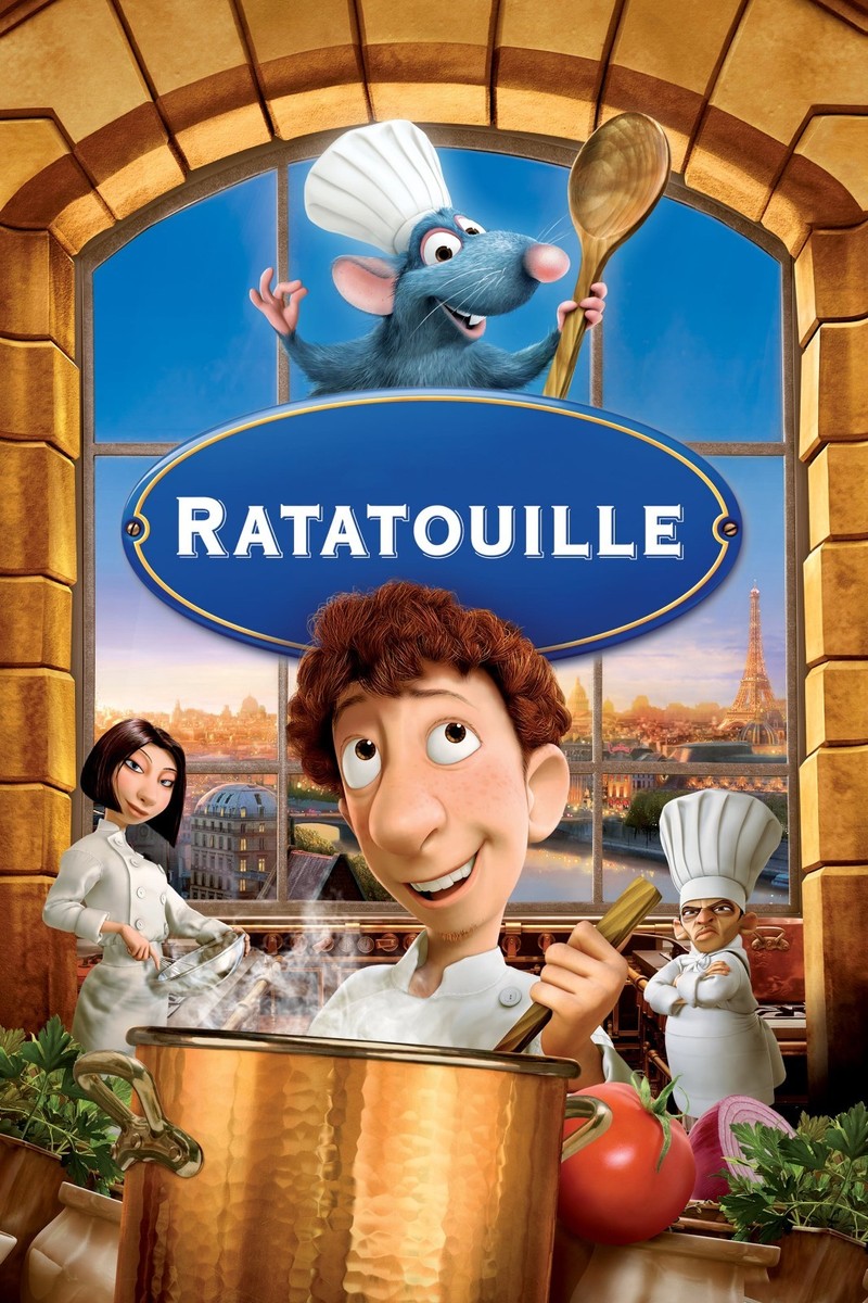 Pixar Ratatouille Movie Poster